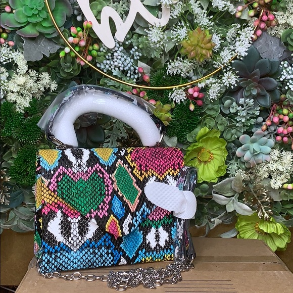 Multi-Color Mini Satchel - Picture 5 of 5